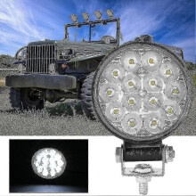 60w Round Car Off-road Suv 14led Headlight Fog Light Working Spotlight Lamp