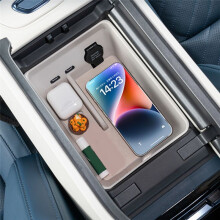 Car Armrest Box Storage Box Central Control Storage Box Car Interior Accessories for ZEEKR 001 2021-2025