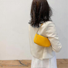 Simple Versatile Portable Solid Women Handbag Nylon Street Ladies