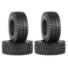 4pcs 76mm 1.55inch Metal Beadlock Rims Tires Set for 1/10 Rc Crawler Car Axial Yeti Jr Rc4wd,titani