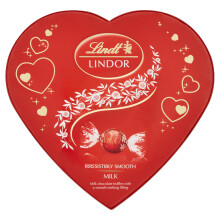 Lindt Lindor Amour Heart Chocolate Box, Chocolate Gift for Him and Her, 160 g