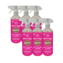 Fabulosa Antibacterial Disinfectant Spray, All Purpose Multi Surface Cleaner, 500ml, 6 Pack, Winter