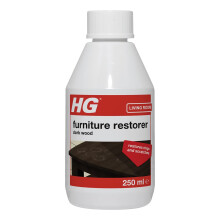 HG Dark Wood Furniture Restorer - Cleans & Reduces Marks, Stains, Rings & Scratches on Wooden Surfa