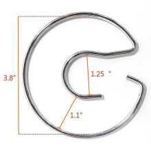 20 Pcs Metal Pocket Chart Ring Hook Clip Class Office Accessories