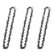 3pcs 4-Inch 1/4 Inch Guide Saw Chain Chainsaw Chain for 4 Inch Cordless Electric Protable Battery Handheld Chainsaw