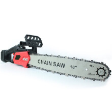 Cordless Electric Chain Saw for Home & Outdoor High Power Lithium Battery Tree Cutting Wood Logging Tool (No Battery) B