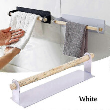 Tissue Roll Paper Holder Bathroom Towel Storage Rack Kitchen Cupboard Door Hanging Sundries Shelf Gadgets Toilet Paper Stand