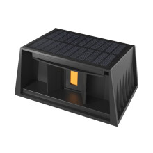 Colored Solar Wall Sconce Angle and Down for Outdoor Solar Light Garden for Porch Path Gar