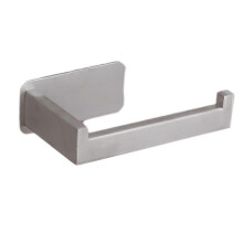 Wall Mounted Toilet Paper Roll Holder Stainless Steel Single Roll Tissue Holder Kitchen Bathroom Accessories Silver