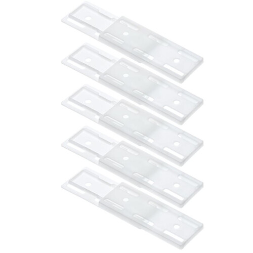50Pcs Socket Holder Adhesive Punch Free Power Stirp Holder Kit, Plug Sockets Holders Self Adhesive Desktop Socket Fixer