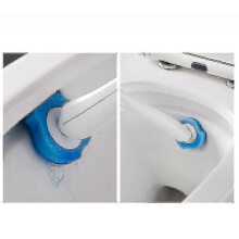 Disposable Toilet Brush Set with 16 Refills Toilet Bowl Cleaning System