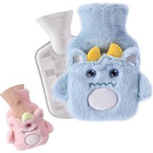Hot Water Bottle with Cover, Hot Water Bottle, Plush Hot Water Bottle, Mini Hot Water Bottle, Mini Silicone Hot Water Bag, Safe And Durable Recyclable