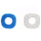 2x Disposable Mop,Washable Durable Replacement Microfiber Pads Dust Push Mop Cloth  & White 1
