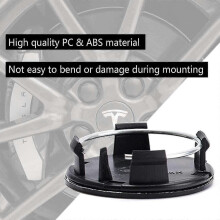 For Tesla Wheel Cap Kit Center Hub Cap Set Wheel Nut Cover Center Modification Hub Cover for Model Y Mode 3 Mode S Mode X