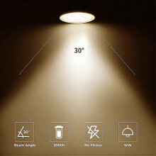 Halogen Bulb Gu5.3 Mr16 35w 12v Warm White 2800k Dimmable, Glass Cover 400 Lumens 2 Pin Replacement Spotlight, Pack Of 8 Cisea