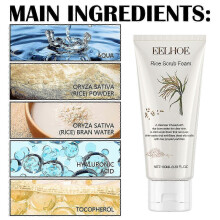 Eelhoe Rice Bright White Cleansing Milk Deep Cleansing Firming Pores Repair Skin Facial Dull Whitening Cleansing