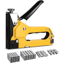 4-in-1 Heavy Duty Upholstery Stapler, Manual Nailer with 4000 Staples for Wood, Crafts, Carpentry & DIY Decoration