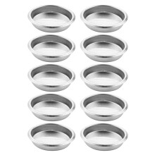 10X 58mm Coffee Machine Blank Filter/Stainless Steel Backwash Cleaning Blind Bowl Coffee Machine Accessories