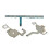 Direction  Button Left Key Volume Right Keypad Flex Cable for  PSP 2000 1