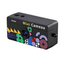 M9 Thumb Keychain Camera 1080P Action Camera Retro Small Camcorder Video Recorder Camera Black