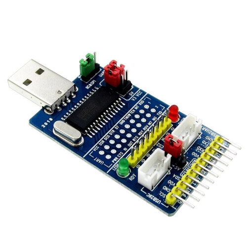 CH341A USB to SPI IIC UART TTL ISP Serial Adapter Module EPP/MEM Converter for Serial Brush Debugging RS232 RS485