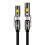 240W Type-C Cable with LED Flashlight and Igniter Nylon Braided Fast Charging Cable for Type C Charging Device 1.2m 1