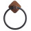 Porta-Toalhas de Madeira para Parede, Autoadesivo, com Design em Madeira LB7064 1