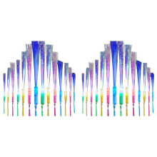 48 SZTUK Glow Fiber Wands Sticks LED Light Wand RóżDżKi ŚWiatłOwodowe MigająCe Kije na Wesele Halloween BożE Narodzenie