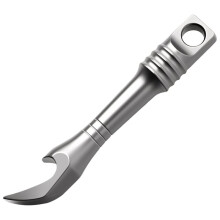 Titanium Pry Bar Multi Tool,Pocket Pry Tool with Keychain Hole,Compact Lever Tool for Bottle Opening,Scraping