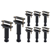 8PCS Adjustable Height Bed Support Legs 5.0-7.8inch Heavy Duty Bed Frame Support Legs for Bed Slat and Frame Support