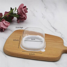 Single Large Fortune Egg Explosion Filling Moon Cake Translucent Disposable Box Pastry Bakery Kitchen Cooking Tool 50pcs
