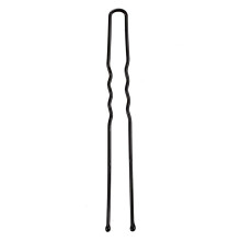 100 Pcs 7cm Long Black Metal DIY Hair Bun Pin for Woman