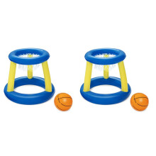 2X Wasser Basketball Hoop Pool Float Aufblasbares Spiel Schwimmbad Spielzeug Wassersport Spielzeug Pool Floating Toys für Kinder