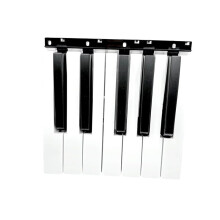 Tecla de Repuesto para Teclado Eléctrico y Negro para KB280/290/PSRs550/S650/670/X600