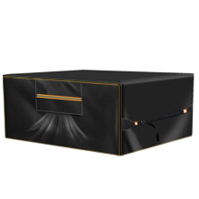 Patio Furniture Covers, Waterproof Outdoor Couch Cover, Patio Table Cover with Air Vent, Windproof Buckles 125x125x74CM