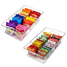 2 Pcs Seasoning Packet Organizer with Detachable Dividers for Kitchen, Pantry, Cabinet, Countertop
