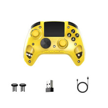 ANBERNIC RG G01 Retro-Gamecontroller mit Hall-Effekt-Triggern, /Kabelgebunden/Kabellos, Gamepad für , PC, für Android, IOS, Steam C