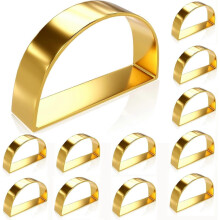Metal Napkin Rings Set of 12,Elegant Gold Napkin Rings Decor for Special Occasions Such as Valentine,Easter,Mothers Day,Thanksgiving,Christmas,Anniver
