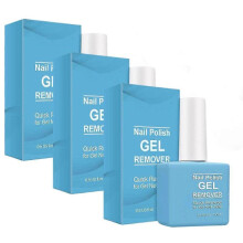 3pcs Gel Remover 6 Minutes Uv Led Manicure Burst 15ml