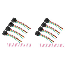 8 Pack Ignition Coil Connector Plug Harness for A4 1.8T, 2.0T, 2.5L, 3.2L, 4.2L Ignition Coil Harness