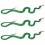 3X Simulation Soft Plastic Toy Snake Simulation Snake Rubber Tip Toy - Green 1