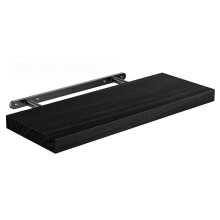 Wall-Mounted Floating Shelf, White Textured Wall Shelf, Single-Panel Mounting Shelf, Wall-Mounted Storage Rack A