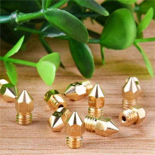 60Pieces Mk8 Nozzle 0.4mm 3D Printer Nozzles Extruder Print  for 3D Printer Makerbot  Cr-10(2Pc Plastic Box)