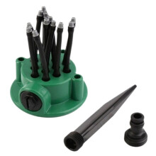 Garden Sprinkler 360-Degree Automatic Multi- Watering Sprinkler Garden Irrigation Tool Shower
