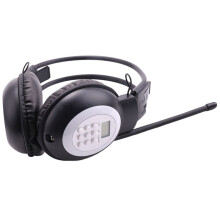 6X Portable Personal FM Radio Headphones , Wireless Headset with Radio Built in for Walking, Jogging, Daily Work