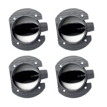 4pcs 60mm Air Heater Vent Ducting Splitter for Car Truck
