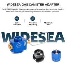Widesea Outdoor Camping Gas Stove Tank Multi Adapter Pressure Relief Valve Refilling Gas Burner Tank Charging Adapter