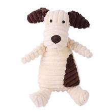 (D) Plush Dog Toys for Small Medium Dogs, Interactive Toys with Squeaky Sound, Soft and Comfortable, Perfect for Pet Training and Playing