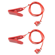 2X Running Machine Safety Key Treadmill Magnetic Lock Fitness Red
