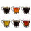 (6) 80ml Glass Espresso Coffee Cups w/ Metal Handle 1